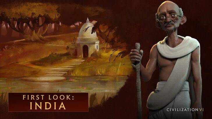 おそらく途中でCiv 7のGandhi DLC 