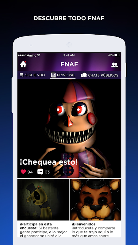 FNAF Amino en Español স্ক্রিনশট 1