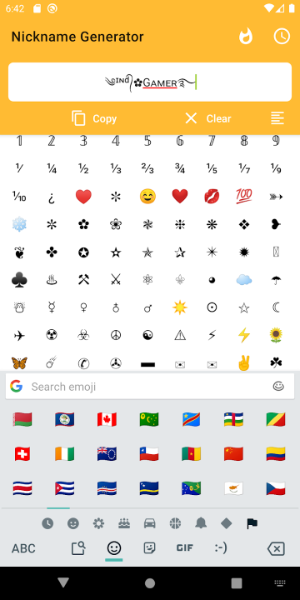 Fancy Text Symbols Ekran Görüntüsü 1