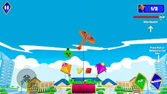 Pipa Layang Kite Flying Game Captura de pantalla 2