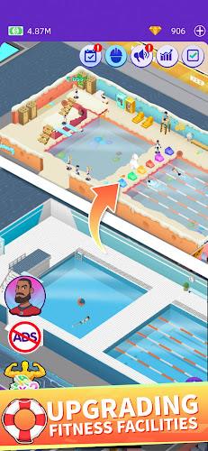 Idle GYM Sports - Fitness Game Screenshot 1