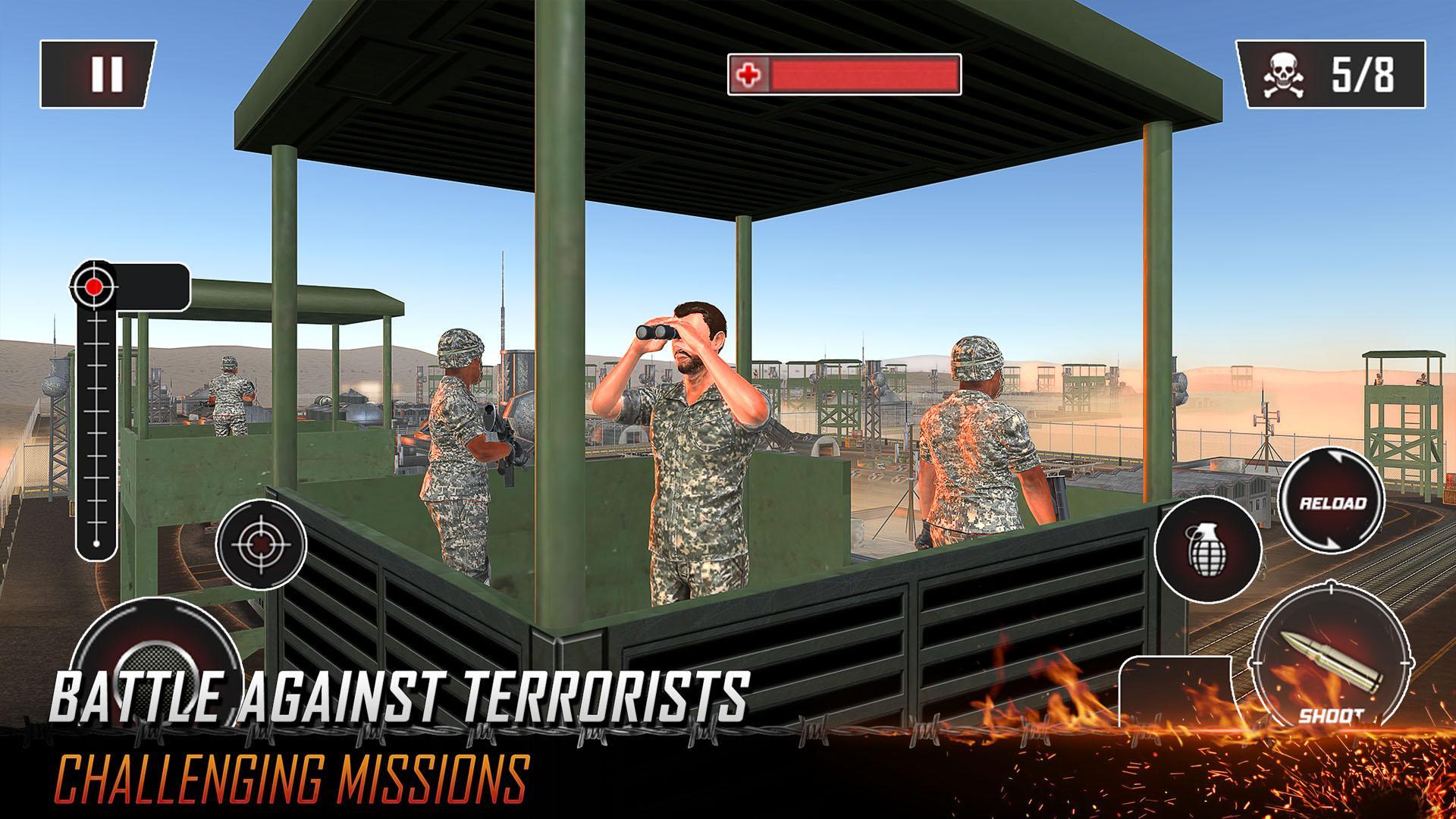 Army Sniper Gun Games Offline ภาพหน้าจอ 2