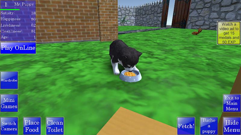 Cute Pocket Puppy 3D Schermafbeelding 0