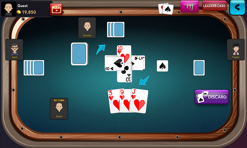 Offline Crazy Eights - Free Card Game 스크린샷 3