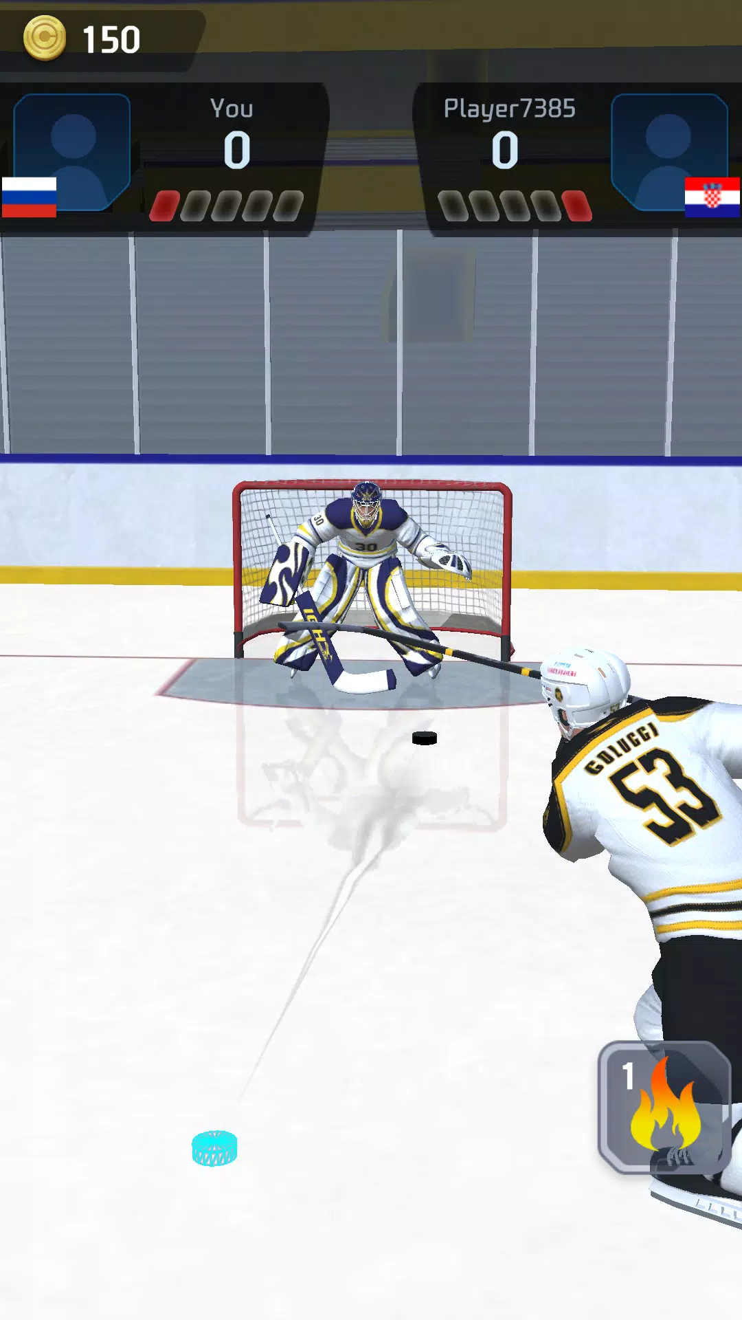 Hockey Game Stars 3D スクリーンショット 1