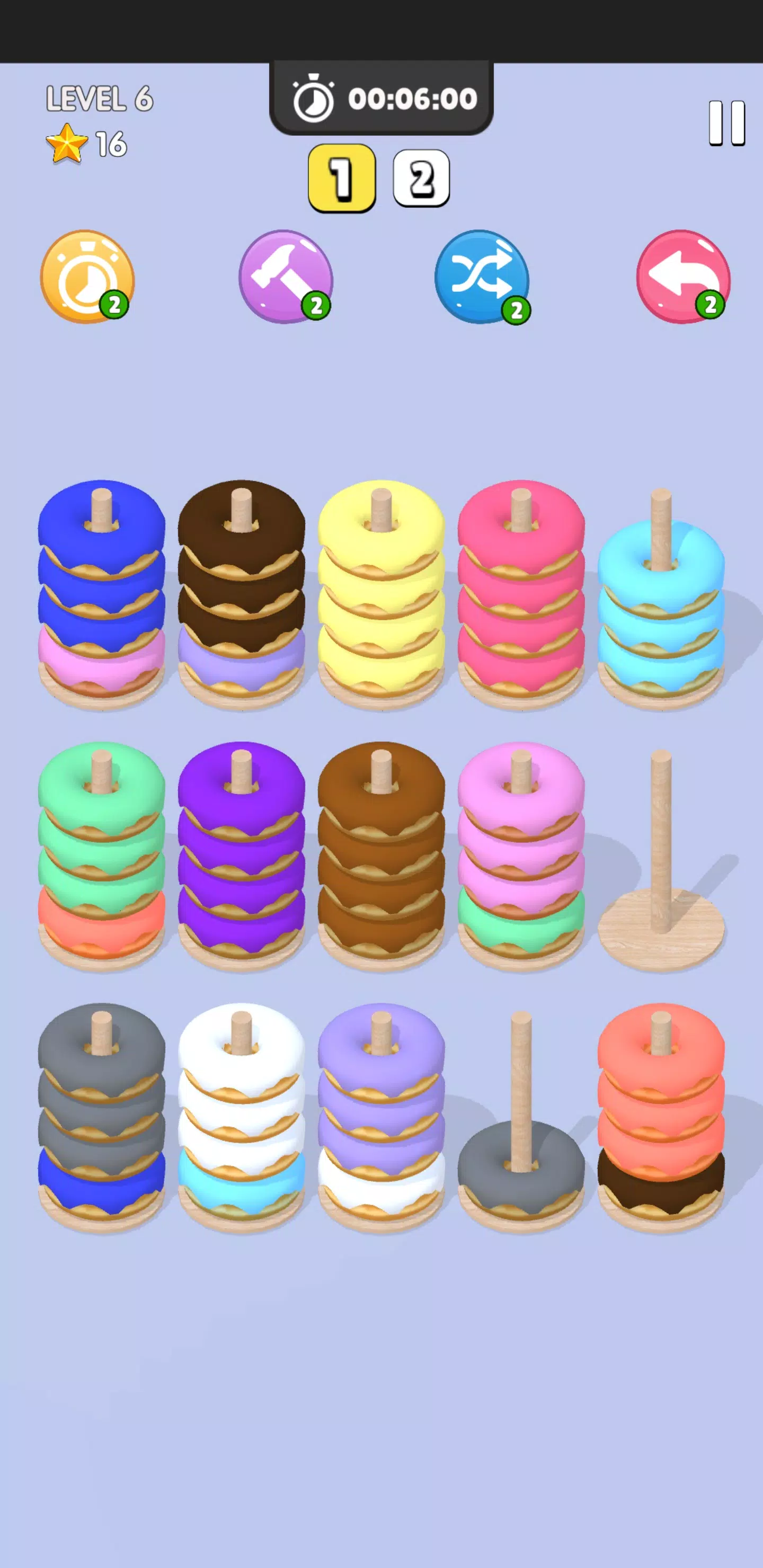 Schermata Donut Sort 2