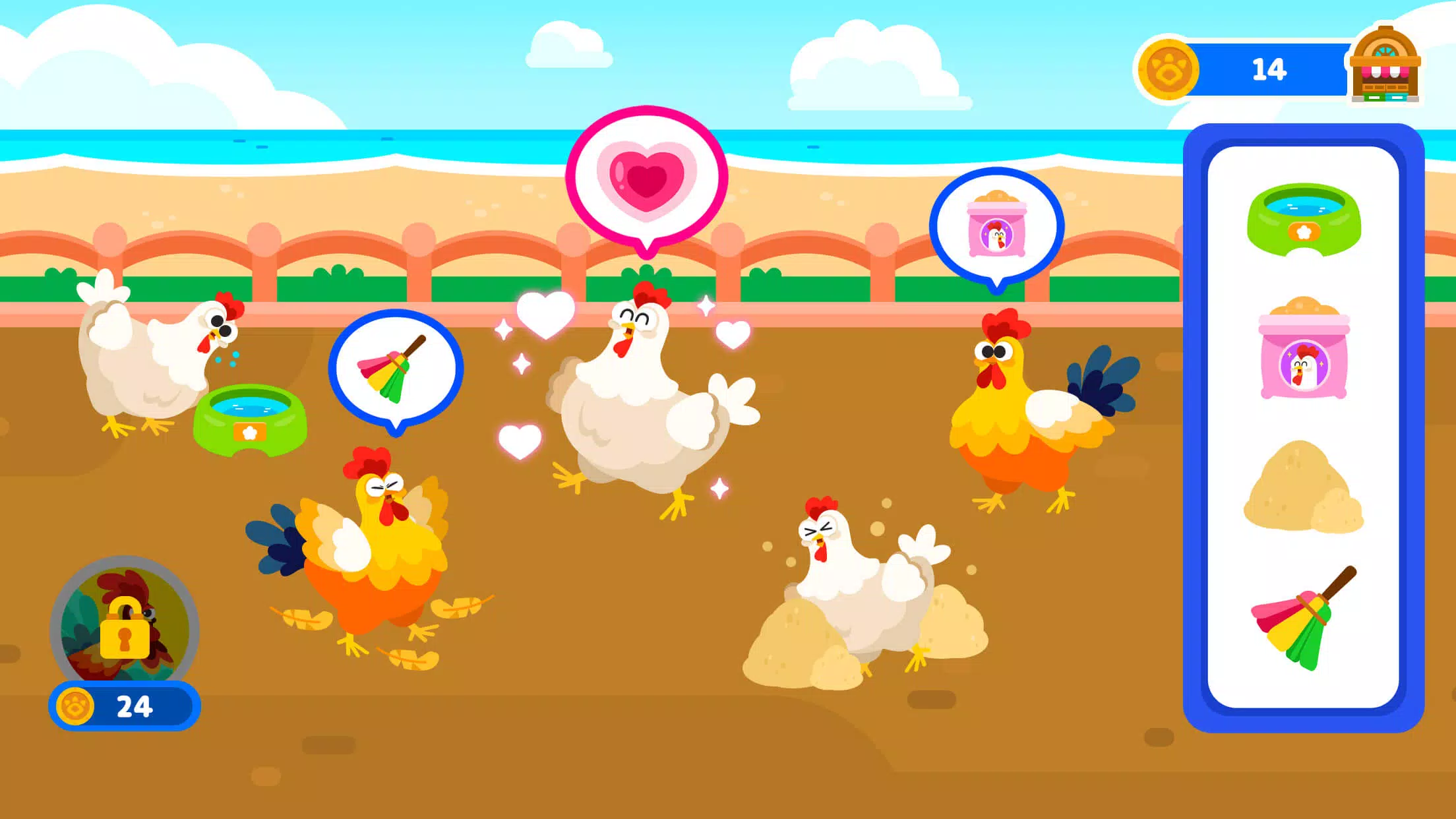 Cocobi Farm Town - Kids Game Tangkapan skrin 2