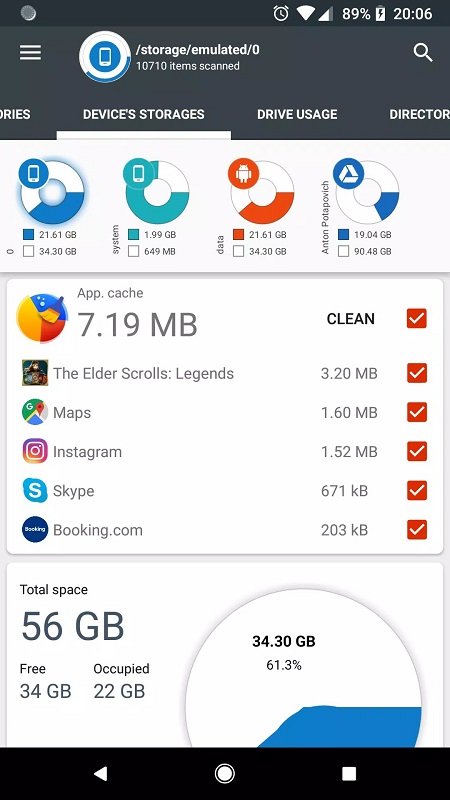 Storage Analyzer & Disk Usage Captura de tela 2