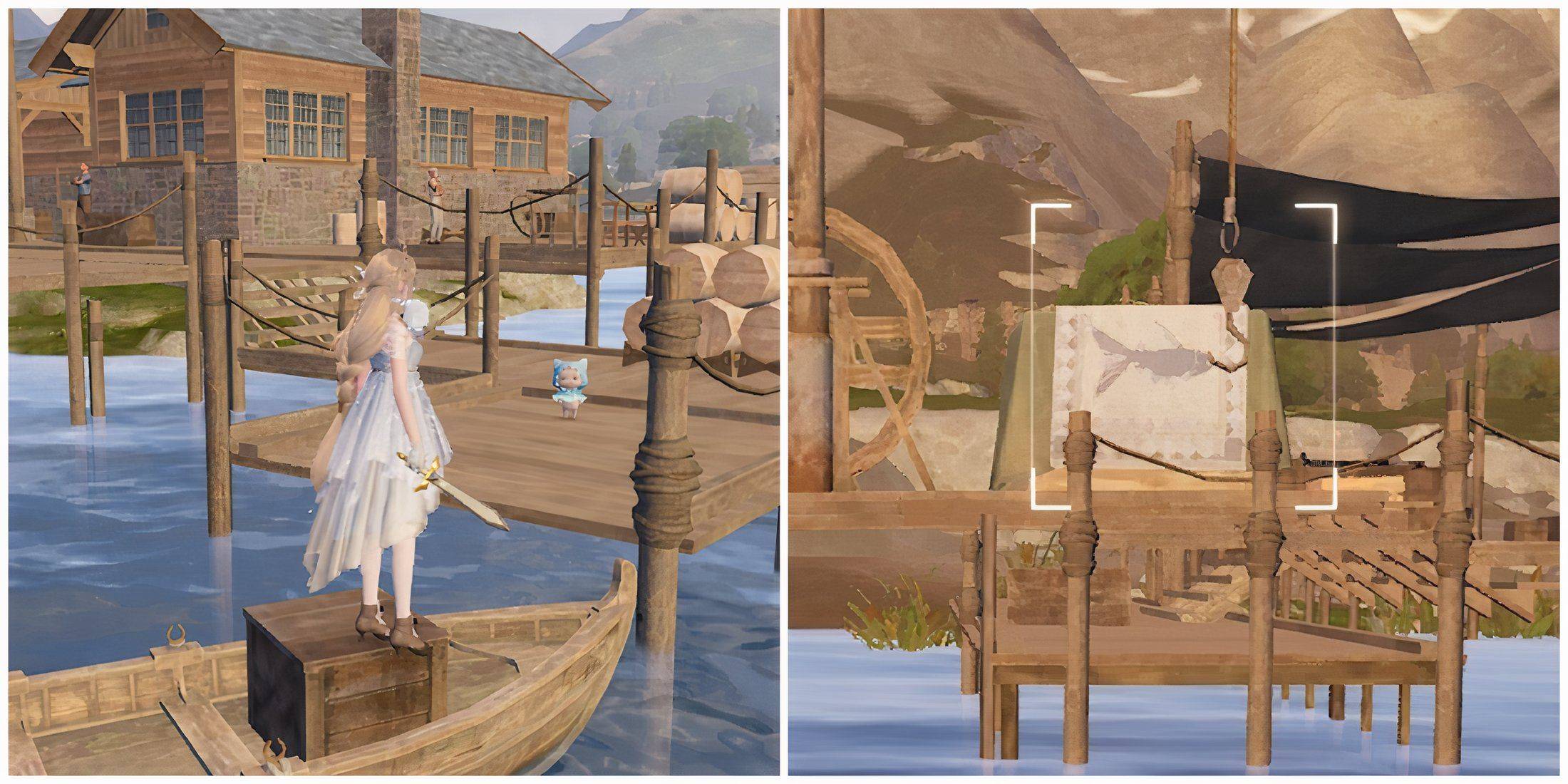 Infinity Nikki Guide: Wie man große Fische mit erzwungener Perspektive fängt
