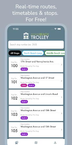 Miami Beach Trolley Tracker スクリーンショット 0