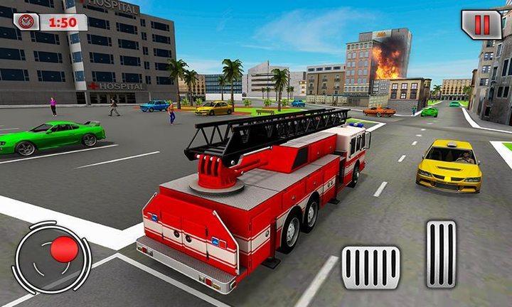 Fire Truck Games: Robot Games Captura de tela 3