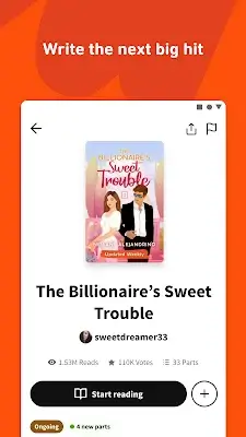 Wattpad - Read & Write Stories Ảnh chụp màn hình 3