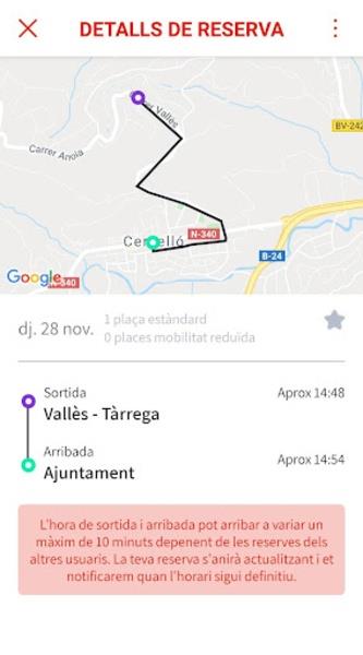 Cervelló Bus a demanda Captura de pantalla 1