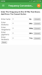 Frequency Converter ภาพหน้าจอ 0