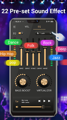 Equalizer & Bass Booster,Music Ekran Görüntüsü 3