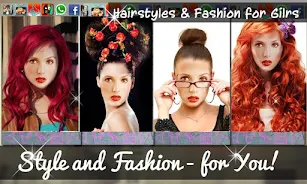 Hairstyles & Fashion for Girls स्क्रीनशॉट 3