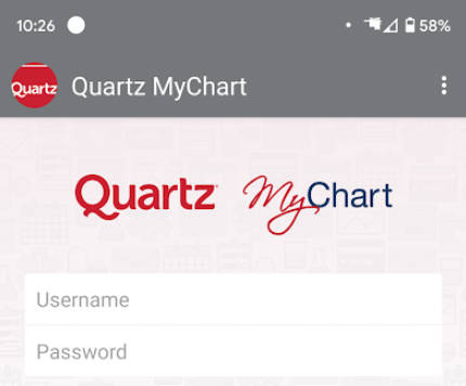 Quartz MyChart Captura de pantalla 0