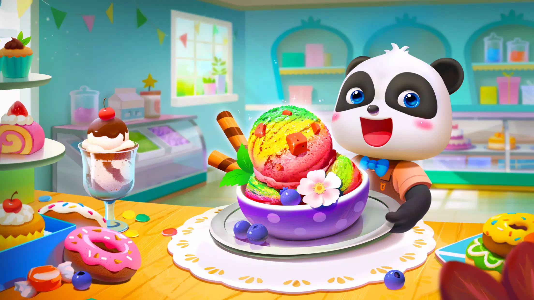 Baby Panda's Science World Captura de pantalla 0