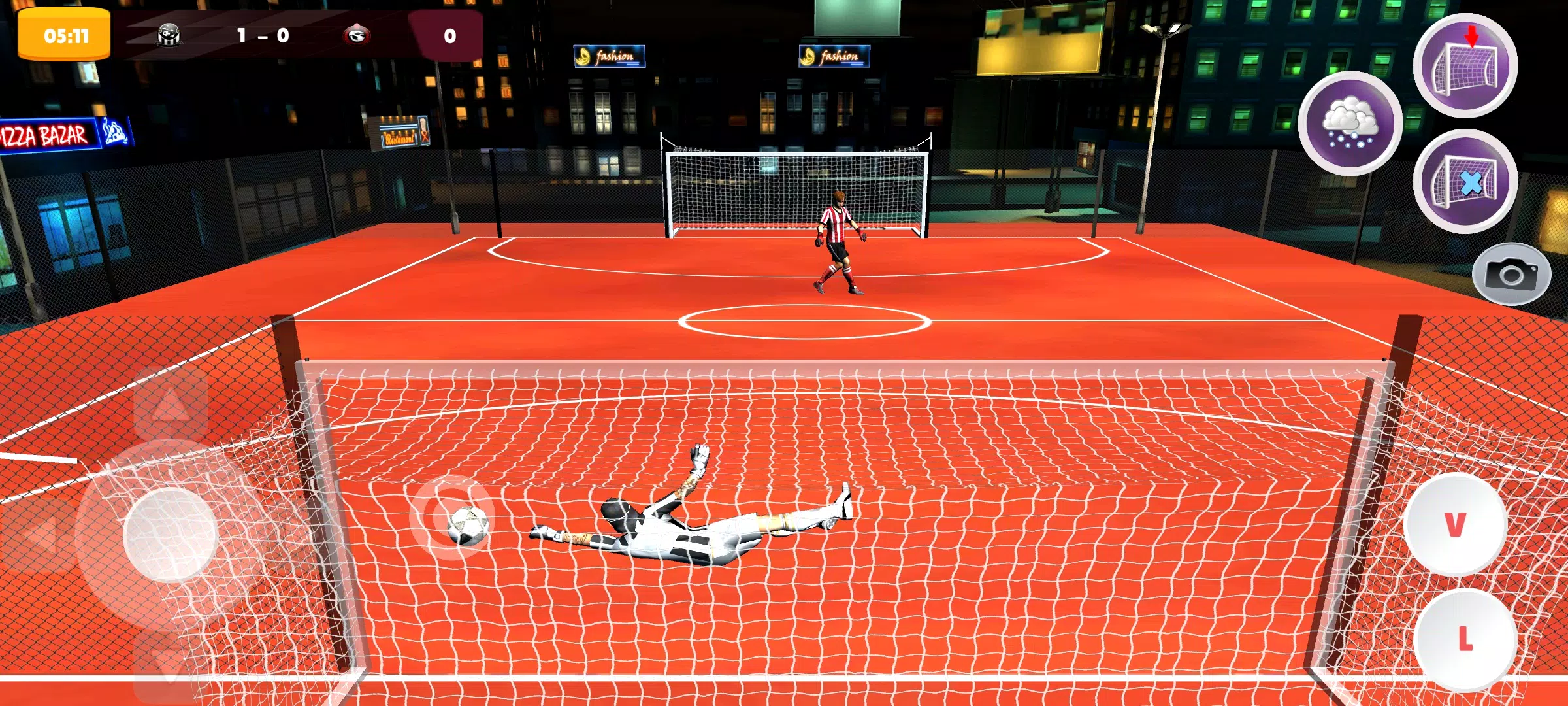 Goalie Wars Football Street Captura de pantalla 0