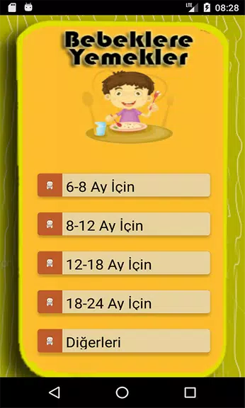 Bebekler İçin Yemek Tarifleri 스크린샷 0