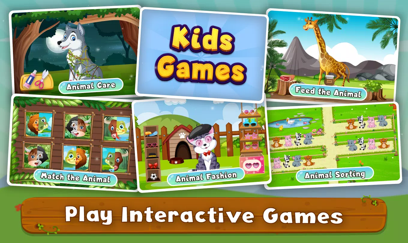 Schermata Kids Animal Sounds & Games 1