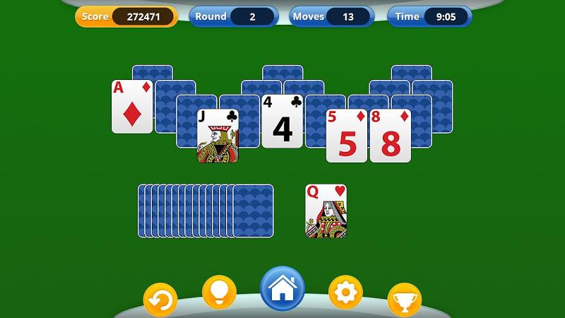 TriPeaks Solitaire ဖန်သားပြင်ဓာတ်ပုံ 2