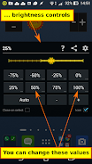 Brightness Control & Dimmer Captura de tela 1