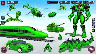 Animal Crocodile Robot Games应用截图第0张