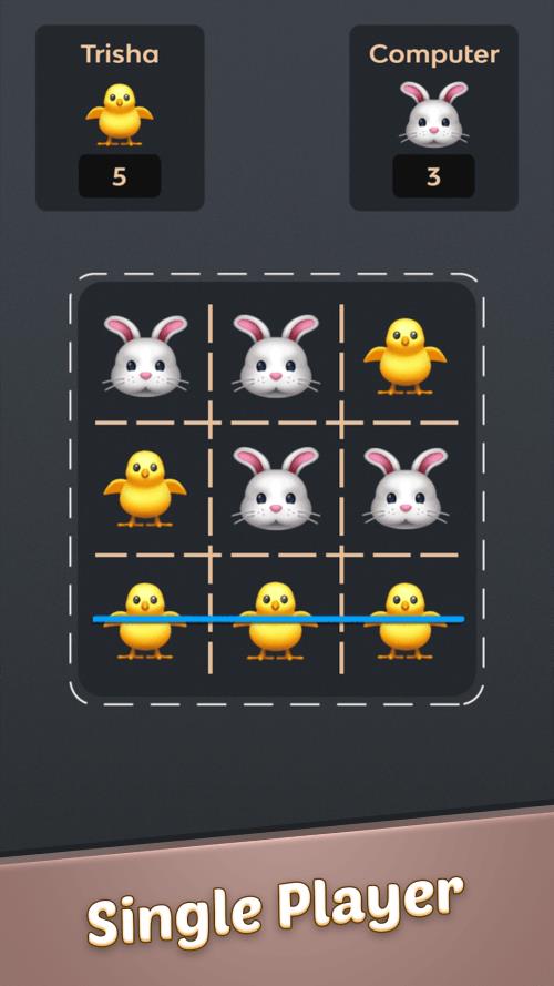 Tic Tac Toe Emoji ဖန်သားပြင်ဓာတ်ပုံ 1