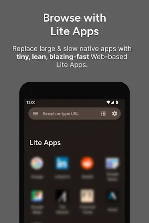 Hermit — Lite Apps Browser Скриншот 0