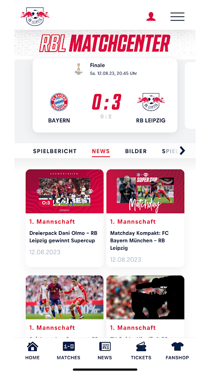 RB Leipzig Tangkapan skrin 1