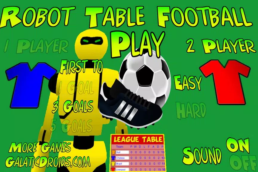 Robot Table Football Captura de tela 2