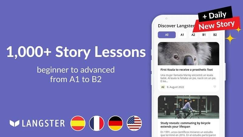 Learn Languages with Langster 스크린샷 3