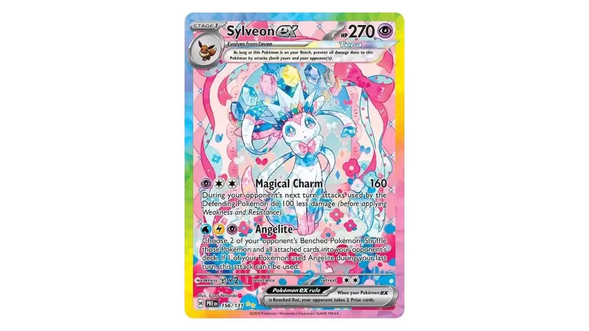 Prismatic Evolutions Sylveon EX