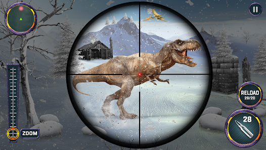 Dino Hunter Sniper 3d: Dinosaur Free FPS Shooting Schermafbeelding 0