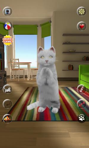 Talking Cute Cat Captura de pantalla 2