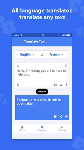 One Tap Translator On Screen Capture d'écran 3