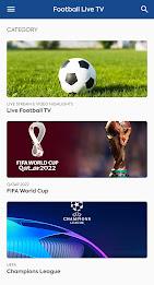 Live Football TV Sports Stream Captura de pantalla 0