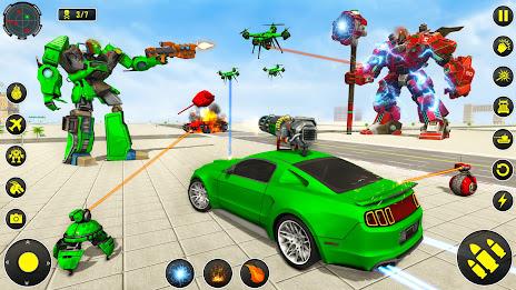 Drone Robot Car Game 3D Captura de tela 3