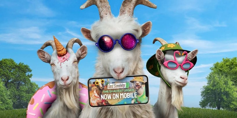 Goat Simulator 3 \ এর শেডেস্ট আপডেটটি অবশেষে নতুন গ্রীষ্ম-থিমযুক্ত মজাদার সাথে মোবাইলকে হিট করে