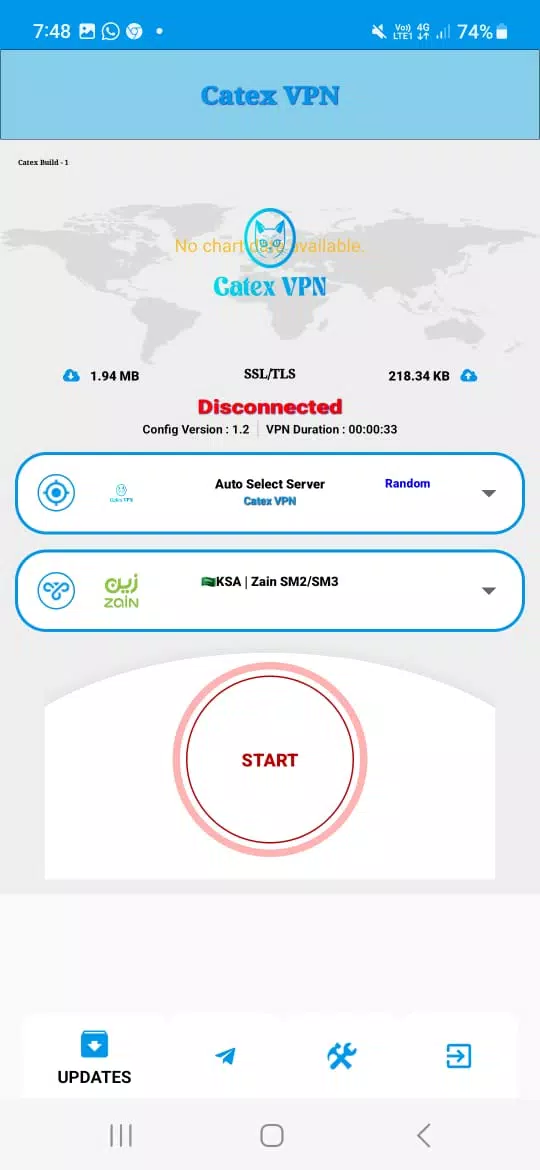 Catex VPN Ảnh chụp màn hình 3