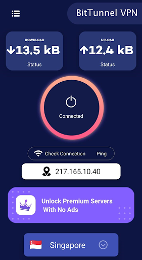 BitTunnel VPN –Secure Internet स्क्रीनशॉट 2