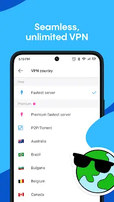 Aloha Browser + Private VPN Zrzut ekranu 1