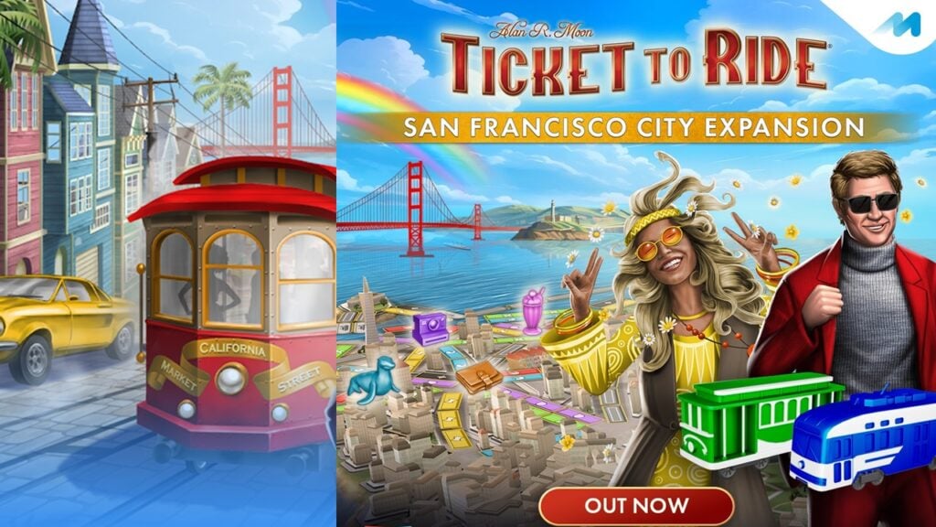 La nuova espansione porta Ticket to Ride verso i luoghi più iconici di San Francisco