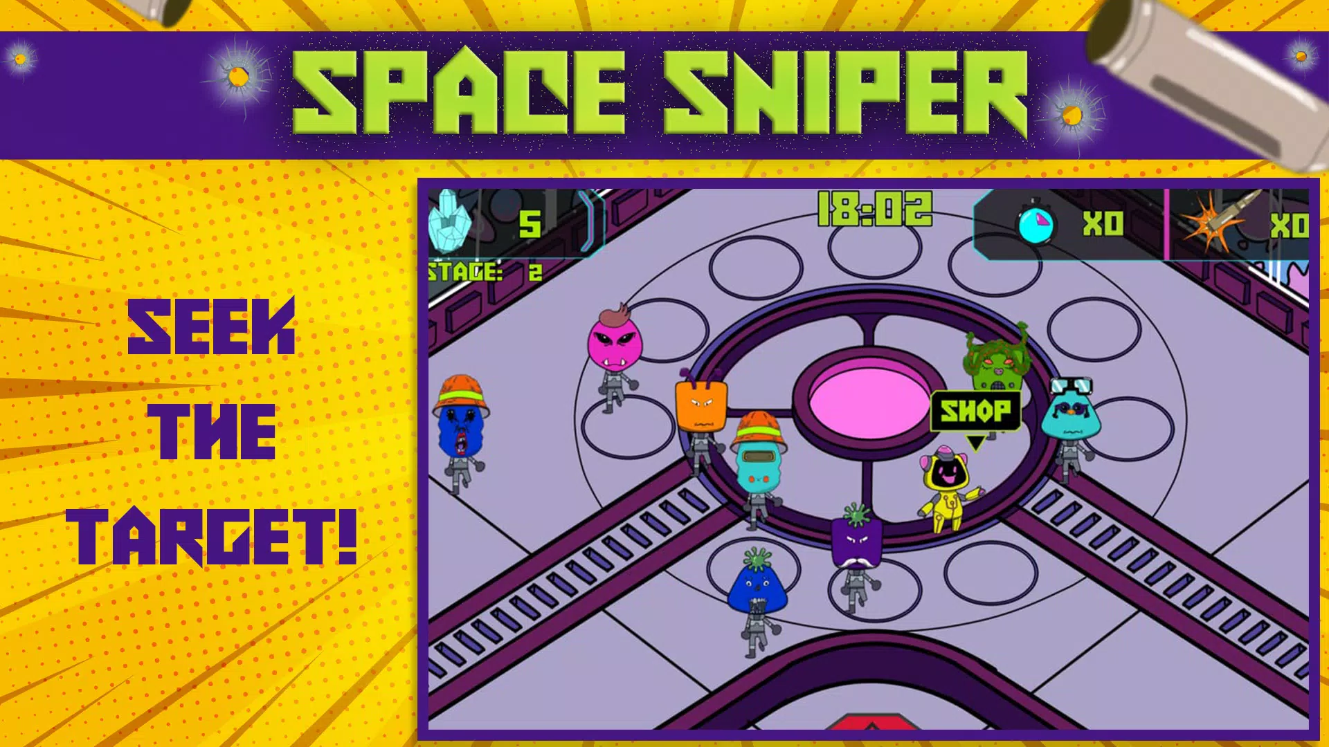 Space Sniper Tangkapan skrin 0