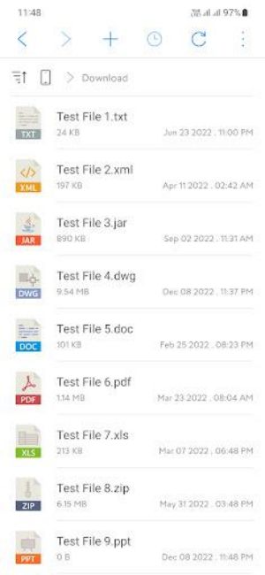 SD Card Manager For Android ภาพหน้าจอ 1