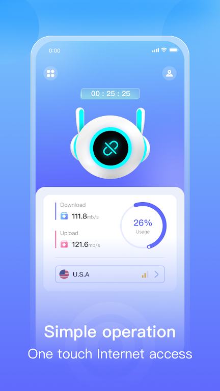 Focus VPN-Fast Stable Speeder Capture d'écran 1