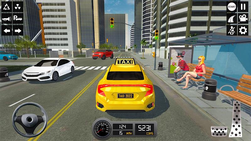 Taxi Simulator 3d Taxi Sim スクリーンショット 1