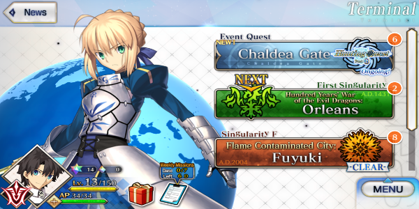 Fate/Grand Order (English) 스크린샷 2