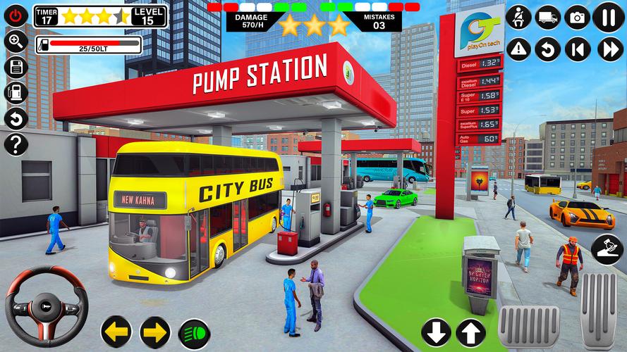 Passenger Bus Driving Games 3D स्क्रीनशॉट 2